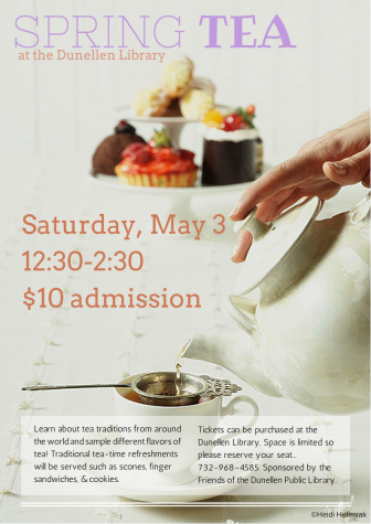 Spring Tea at the Dunellen Library on May 3, 2014