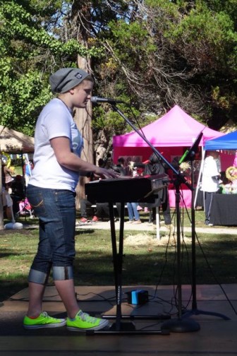 Katie Shotyk performs at the Dunellen HarvestFest