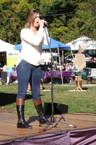 Tayla Grace performs at the 2014 Dunellen HarvestFest.