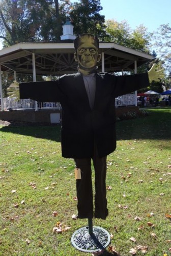 frankenstein's monster scarecrow Dunellen HarvestFest