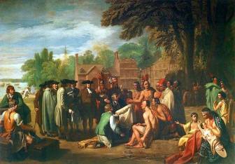 The Treaty of Penn with the Indians by Benjamin West.