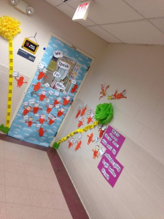 Read Across America Dr. Seuss Decorated Classroom Door