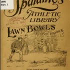 Cover of lawn bowling rule book published in 1896 available through the Library of Congress.