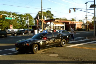 Green Brook Police Department assisted in traffic control while crime scene was cordoned off on July 10, 2016, 