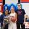 Jackie Von Itter with her parents Ana and Michael Von Itter. Jackie is only the second Lady Destroyer to reach 1000 points in her Dunellen High School basketball career.