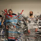 Dunellen school administrators duct taped to wall 3/2016